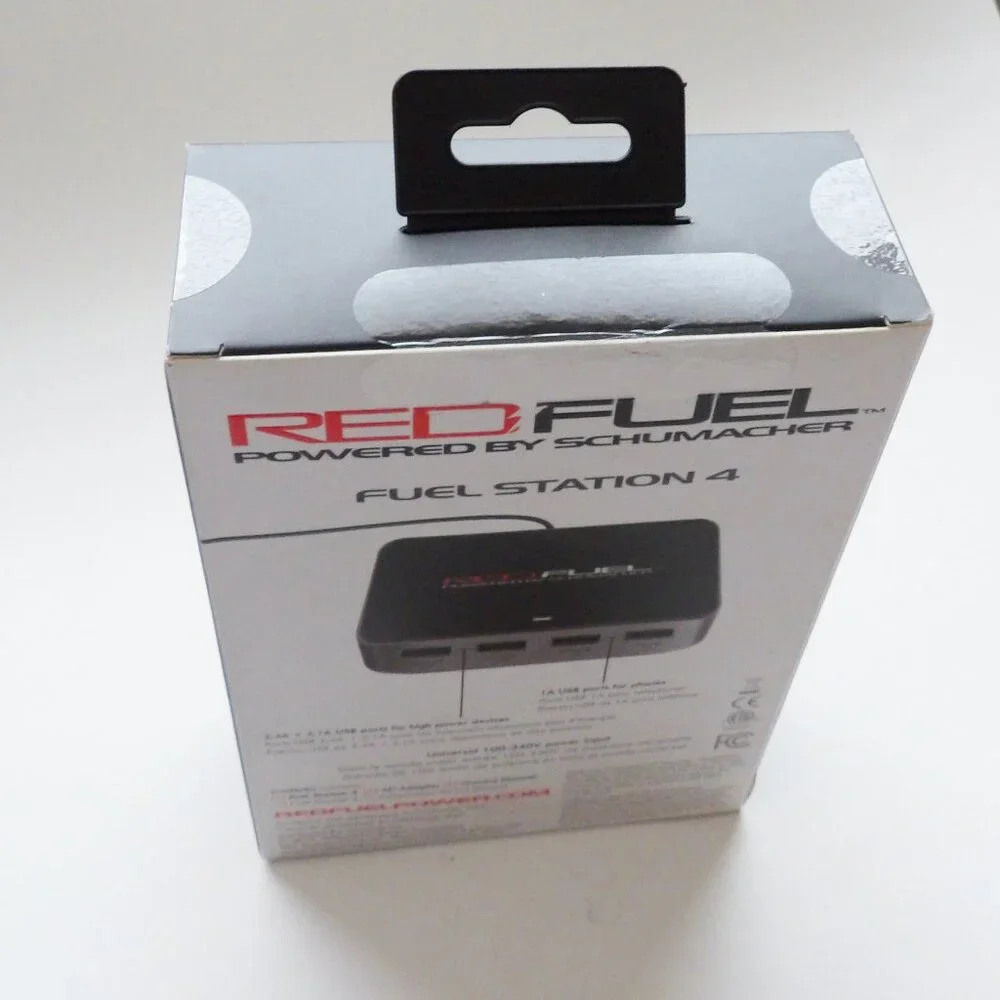 Red Fuel 4 Device Charging Station Brand New Charge Phones & Tablets